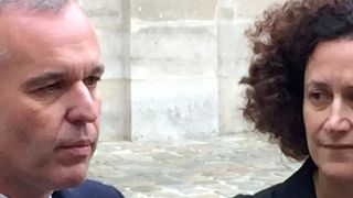 François de Rugy et Emmanuelle Wargon lors du point de presse au ministère de l’Écologie. © I. Logvenoff/GFA François de Rugy et Emmanuelle Wargon lors du point de presse au ministère de l’Écologie. © I. Logvenoff/GFA